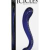 Icicles No 70 Textured Glass Probe Blue 6.5 Inch