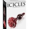 Icicles No 76 Glass Plug Red And Black 2.4 Inches