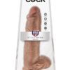 King Cock Realistic Dildo With Balls Tan 12 Inch