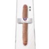 King Cock Slim Double Dildo Tan 12 Inch