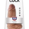 King Cock Realistic Chubby Dildo With Balls Flesh 9 Inch