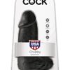 King Cock Chubby Realistic Dildo With Balls Black 9 Inch