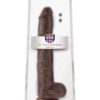 King Cock Realistic Dildo With Balls Brown 14 Inch