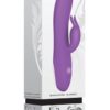 Romantic Rabbit USB Rechargeable Silicone Dual Motor Vibe Purple 8.5 Inch