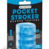 Zolo Backdoor Pocket Stroker Ribbed Texture Blue