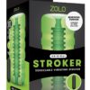 Zolo Original Stroker Squeezable Vibrating Masturbator Stroker Green