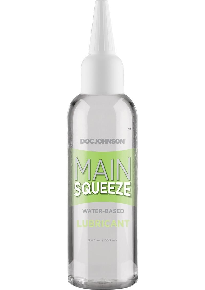 Main Squeeze Water Based Lubricant 3.4 Ounce