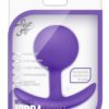 Luxe Wearable VibraPlug Silicone Duo Tone Anal Plug Purple 3.5 Inch