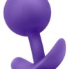Luxe Wearable VibraPlug Silicone Duo Tone Anal Plug Purple 3.5 Inch