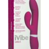 iVibe Select Silicone iCome USB Rechargeable Rabbit Vibe Waterproof Pink 9 Inch