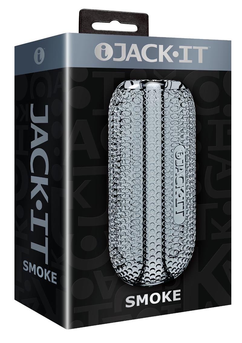 Jack It Stroker Jelly Textured Masturbator Smoke