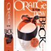 Orange Is The New Black Satin Sash Blindfold Orange And Black