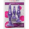 Booty Call Booty Trainer Kit Silicone Anal Plugs Purple 3 Assorted Sizes