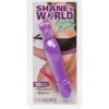 Shane`s World Bedtime Bunny Silicone Vibrator Waterproof Purple 4.25 Inch