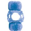 The Best Of Macho Partners Dual Vibe Pleasure Ring Waterproof Blue