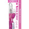 Energize Her Bunny 01 Dual Motor Rotating Rabbit USB Rechargeable Vibe Waterproof Pink 9 inch