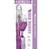 Energize Her Bunny 01 Dual Motor Rotating Rabbit USB Rechargeable Vibe Waterproof Purple 9 inch