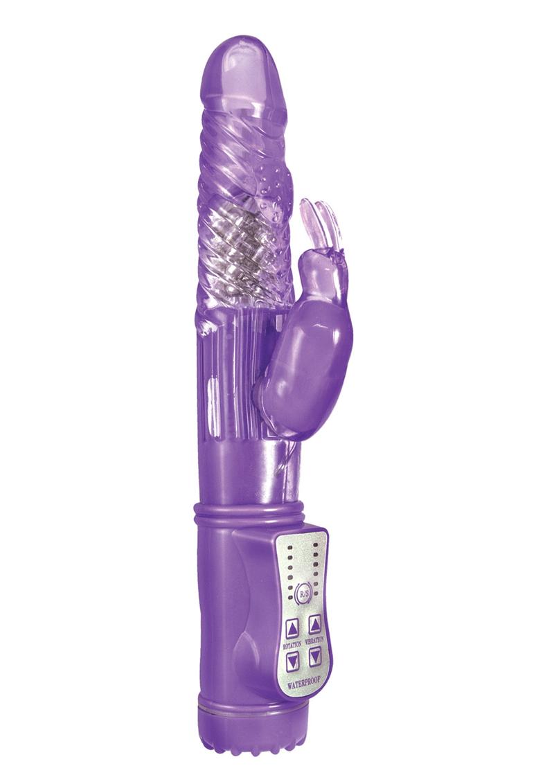 Energize Her Bunny 2 Vibe Waterproof Purple 9 Inch
