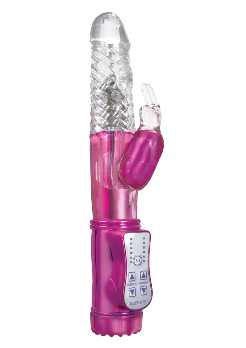 Energize Her Bunny 3 Vibe Waterproof Pink 9 Inch