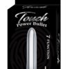 Touch Power Bullet Waterproof Silver 3.5 Inch