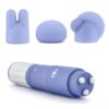 Rose Revitalize Massage Kit With Silicone Attachments Waterproof Periwinkle