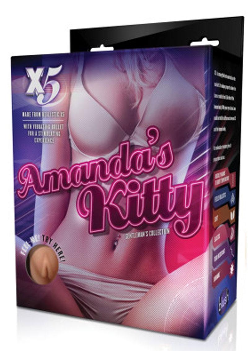 X5 Men Amanda`s Kitty Realistic Pussy And Ass Beige