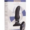 Rimmers Model M Silicone Curved Rimming Plug With Wireless Remote Control Waterproof Black 5.75 Inch