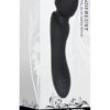 Evolved Wanderlust Silicone Powerful Dual Sided Rechargeable Wand Waterproof Black