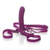 Calexotics Me2 Rumble Silicone Strap On Massager Waterproof Purple
