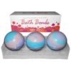 Multi Color Lavender Bath Bombs Gift Set 3 Each Per Box