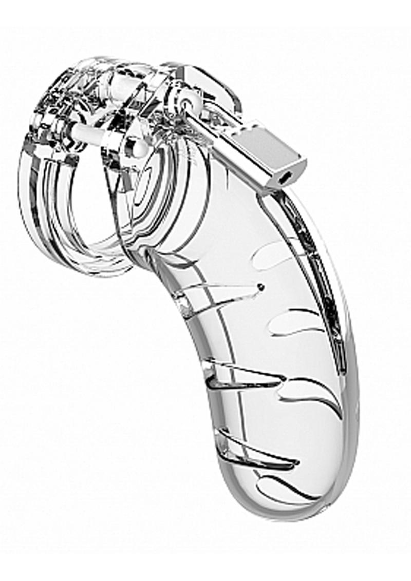 Man Cage Model 03 Male Chastity With Lock Clear 4.5 Inch