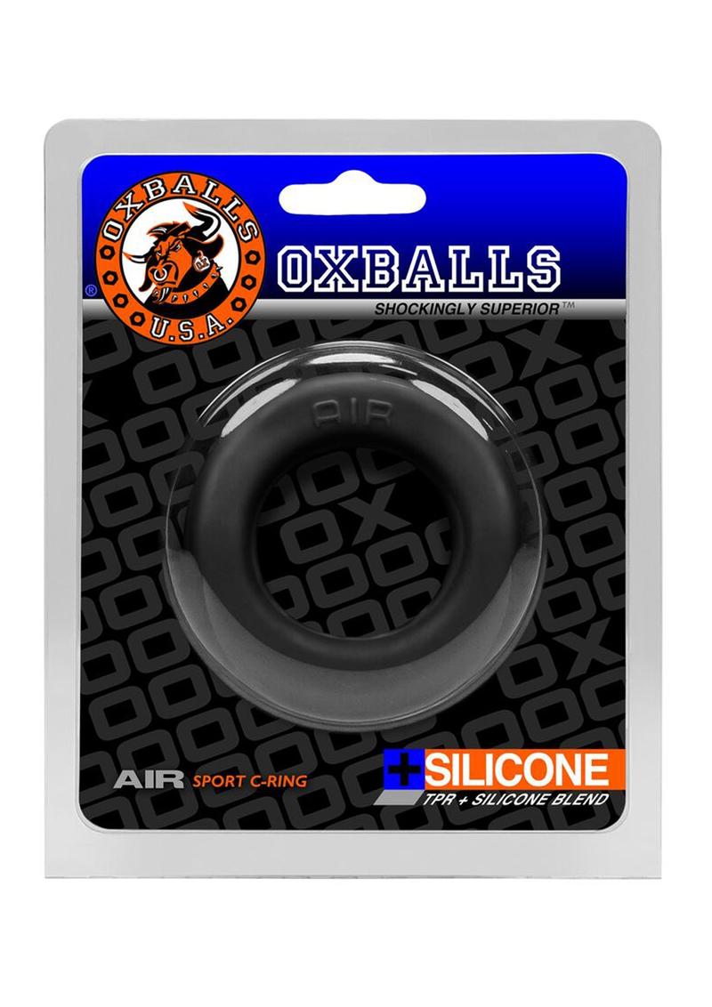 Air Silicone Blend Sport Cockring Black Ice