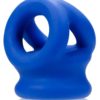 Tri Squeeze Silicone Blend 3 Ring Ballstretching Sling Blue