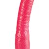 Hot Pinks Curved Penis Jelly Realistic Vibrator Glitter Pink 8 Inch