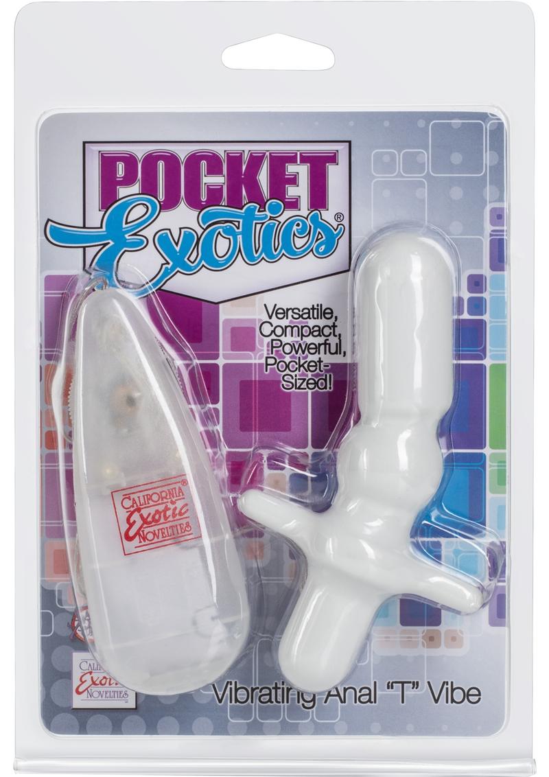 Pocket Exotics Anal T Vibe 3.25 Inch Ivory