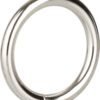 Silver Cock Ring Medium 2 Inch Diameter Silver