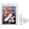 Compact Waterpro Personal Travel Massager with 4 Interchangeable Heads