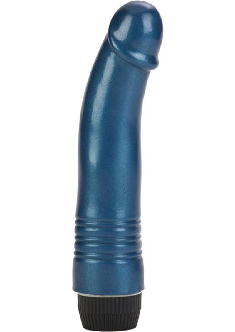 Midnight Vibes Jelly Realistic G-Spot Vibrator Blue 6.5 Inch