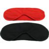 Pleasure Masks 2 Pack Universally Sized for Him and Her Red and Black