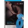 Double Dolphin Enhancer Ring With 2 Multispeed Bullets Blue