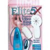 Elite 5X 5 Function Vibro Ring Tickler Blue