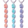 Swirl Pleasure Beads Crystalessence Material 8 Inch Blue
