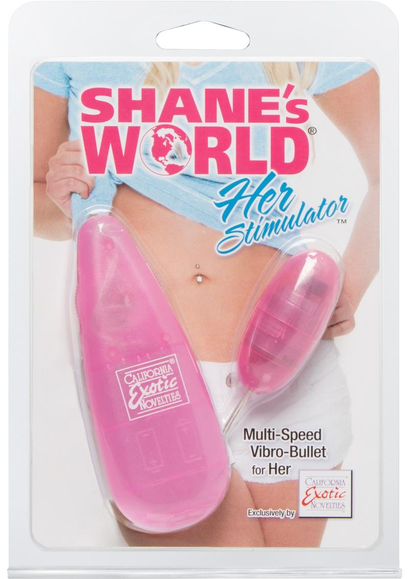 Shanes World Her Stimulator Vibro Bullet 2 Inch Pink