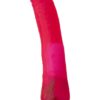 Jelly Caribbean Number 1 Jelly Realistic Vibrator Red 8.5 Inch