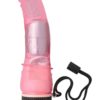 Jelly Caribbean Number 4 G-Spot Realistic Vibrator Waterproof Pink 6.5 Inch