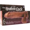 The Realistic Cock 6 Inch Mulatto