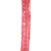 Crystal Jellies Jr Double Dong Sil A Gel 12 Inch Pink