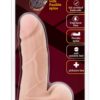 X5 Cock With Flexible Spine Realistic Dildo Beige 5.5 Inch