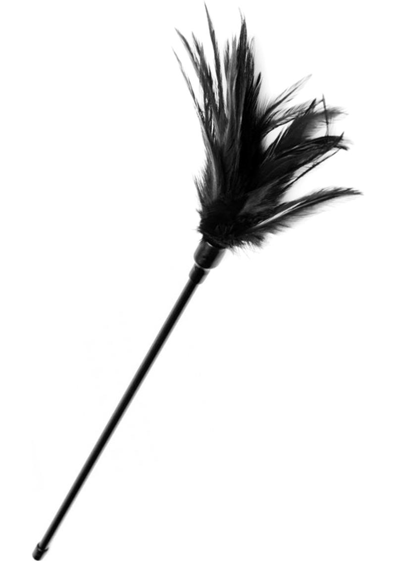 Greygasms Le` Plume Feather Tickler Black 17 Inch