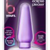 B Yours Eclipse Pleasure Medium Jelly Anal Plug Purple 4.7 Inches